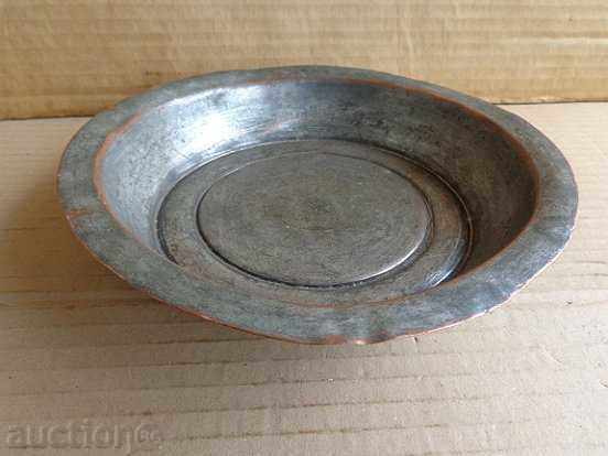 Βουλγαρικό χάλκινο σαχάνι, πιάτο, πιατέλα, χάλκινο σκεύος, χάλκινο δοχείο - 7