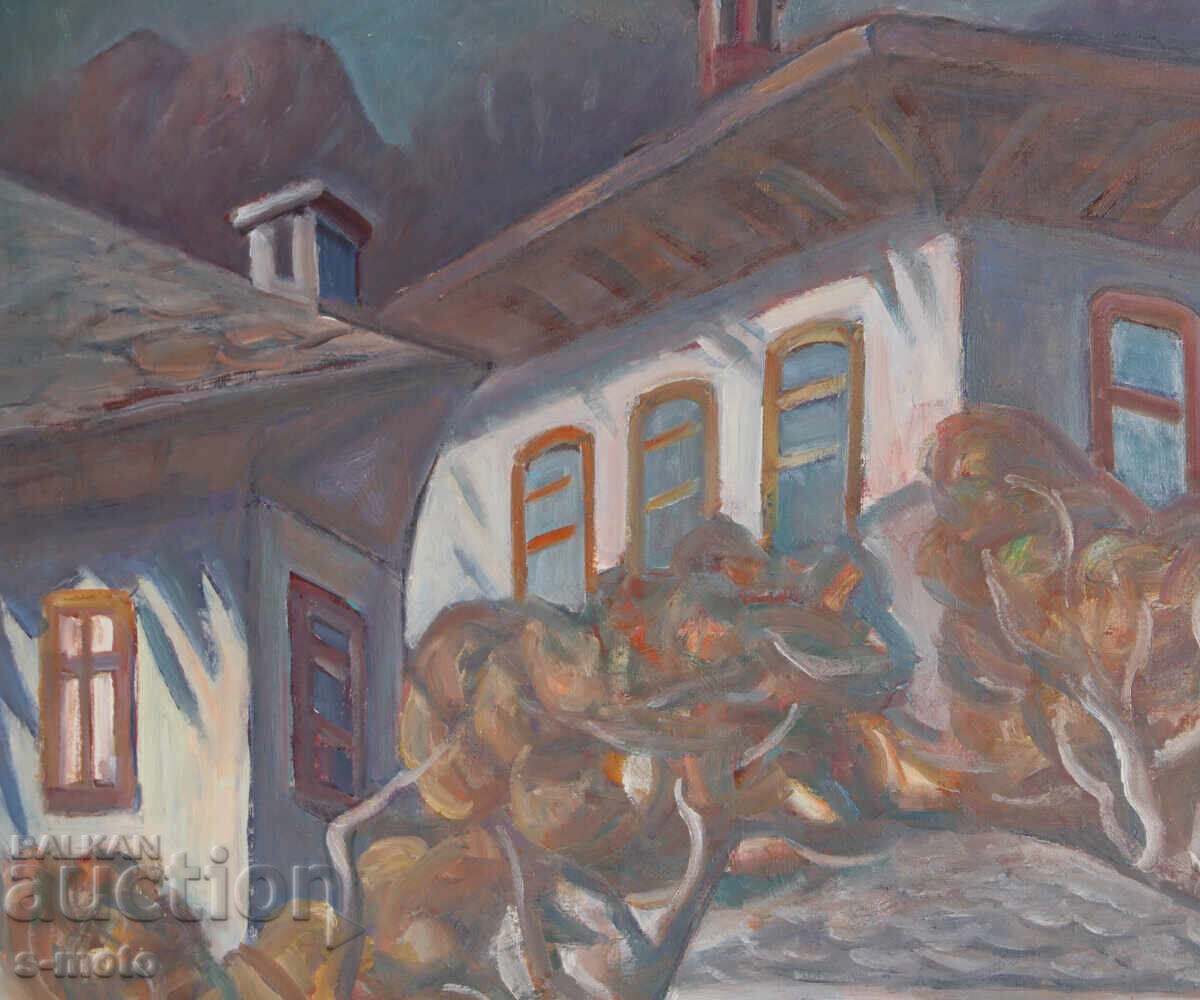 Παράδοση Στογιάν Ντομούτσιεφ (1935 - 2021) ελαιογραφίες αγροτικό τοπίο Παράδοση Στογιάν Ντομούτσιεφ (1935 - 2021) ελαιογραφίες αγροτικό τοπίο