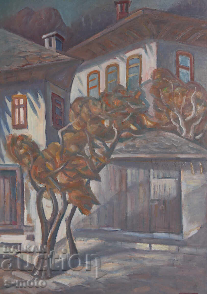 Στογιάν Ντομούτσιεφ (1935 - 2021) ελαιογραφίες αγροτικό τοπίο Στογιάν Ντομούτσιεφ (1935 - 2021) ελαιογραφίες αγροτικό τοπίο