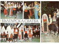 Carte poștală veche - Nisipurile de Aur, Nuntă bulgară, Mix