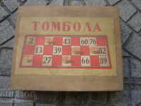OLD CHILDREN'S GAME TOMBOLA