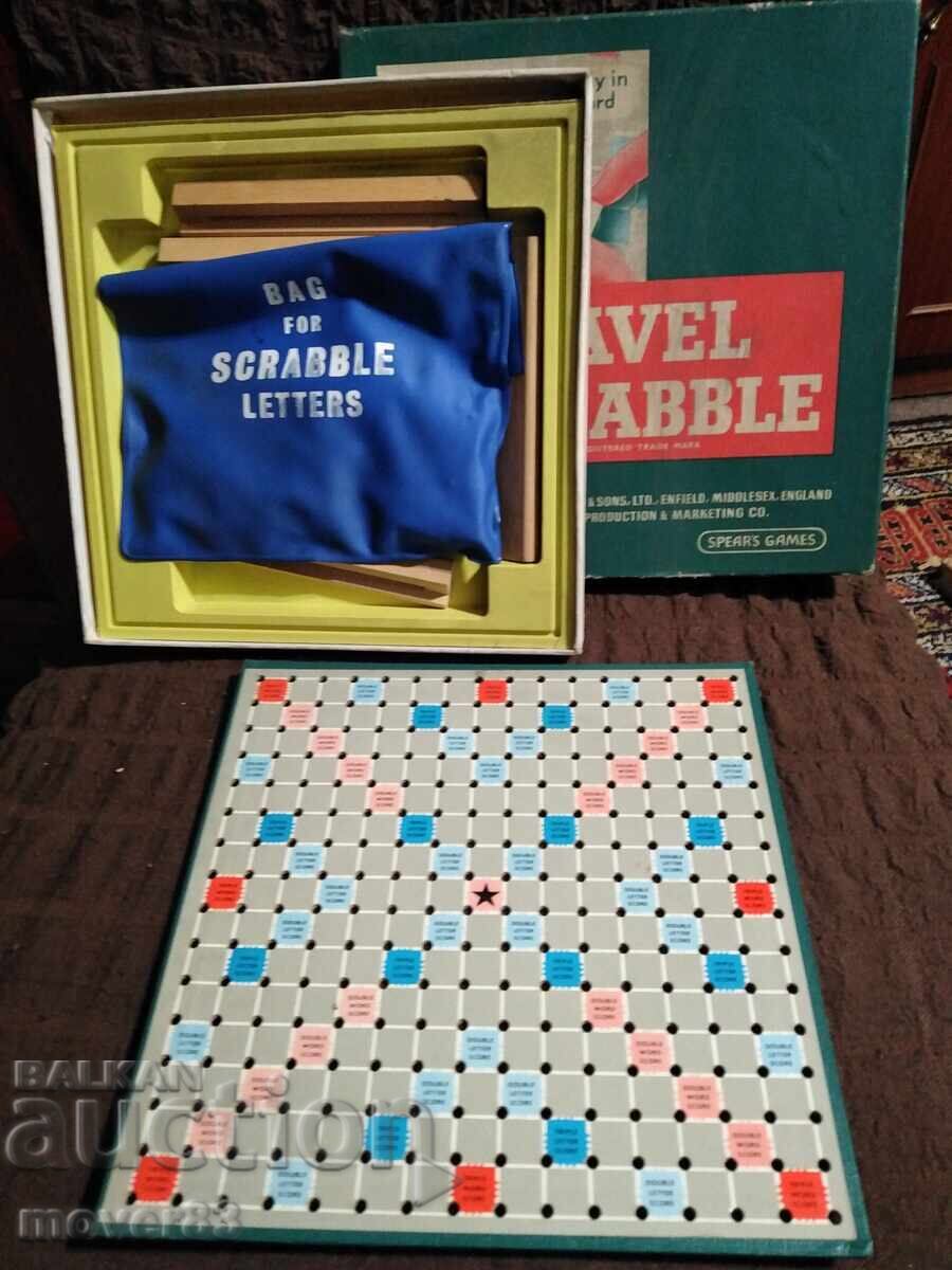 Old board game "Travel Scrabble" with price 3.49 BGN | € 1.78