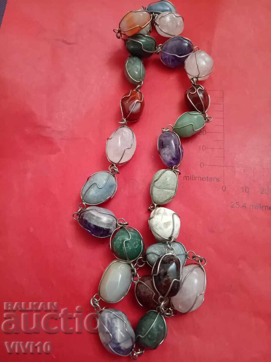 Antique necklace with semi-precious stones with price 70.00 BGN | € 35.79 Antique necklace with semi-precious stones with price 70.00 BGN | € 35.79