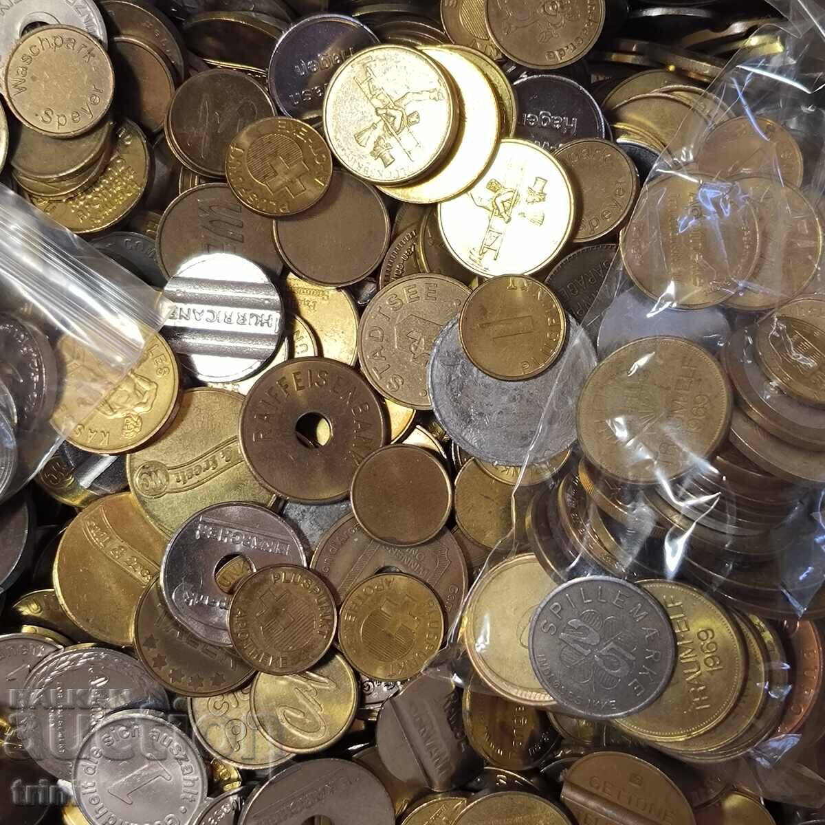 100 tokens - mainly Germany and Austria 100 tokens - mainly Germany and Austria