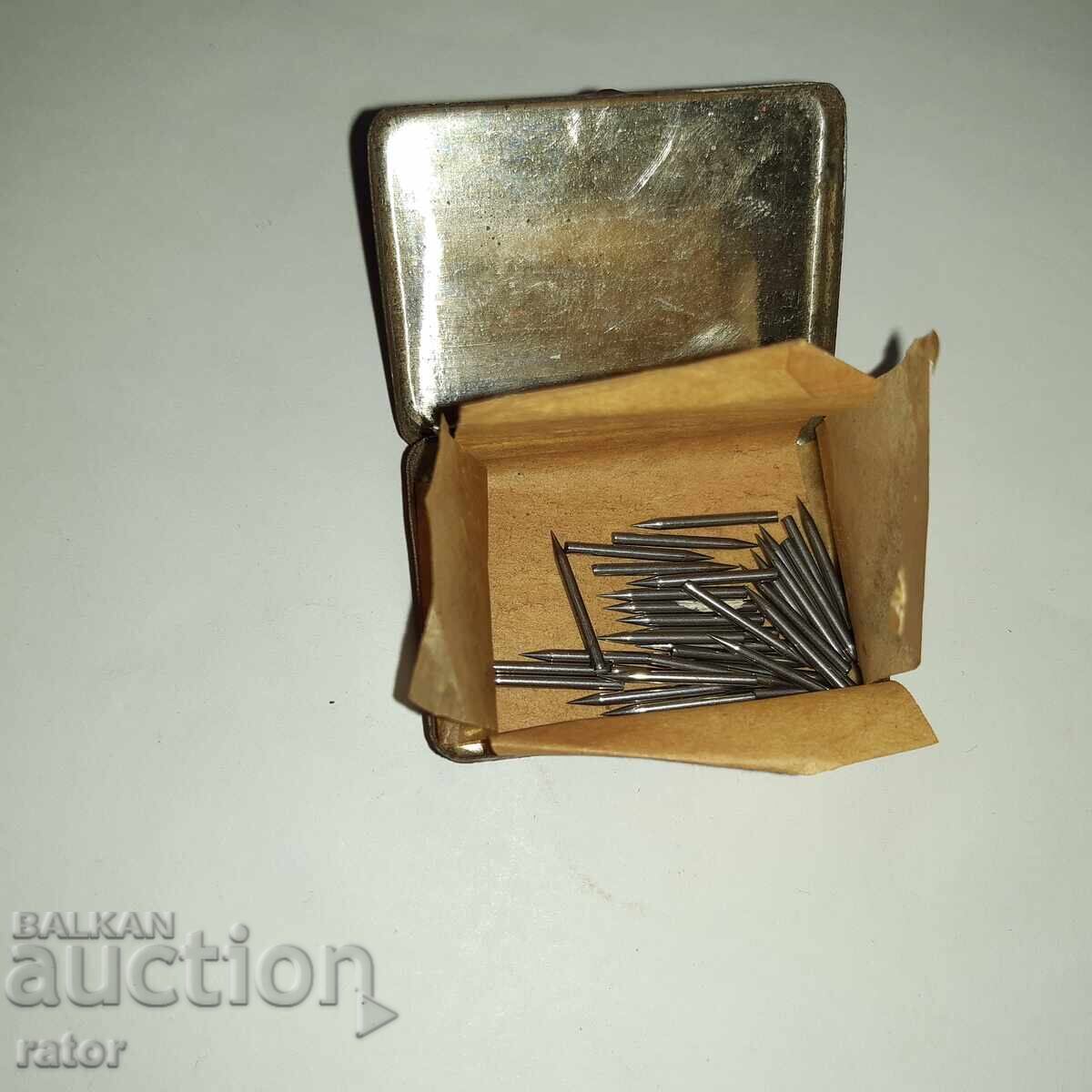 Auction  Old gramophone needles, needles for gramophone with spring