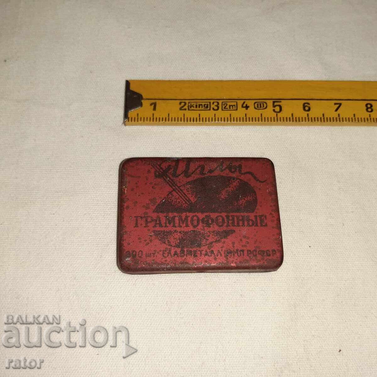 Old gramophone needles, needles for gramophone with spring