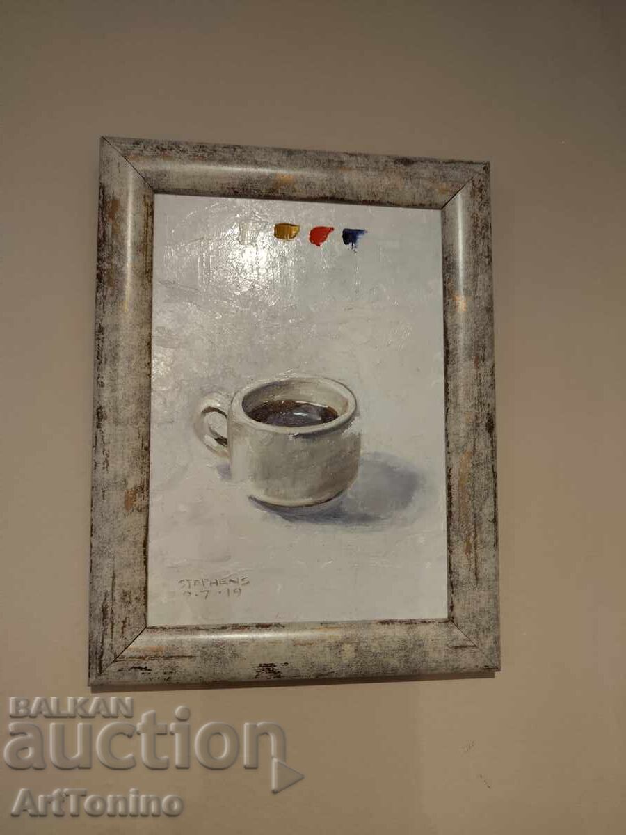 Νεκρή φύση από τον Αμερικανό καλλιτέχνη Craig Stephens - Φλιτζάνι καφέ