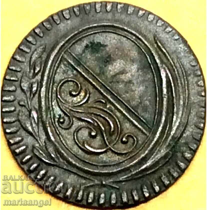 Швейцария 3 халера 1827 - 1841 кантон Цюрих билон - 6