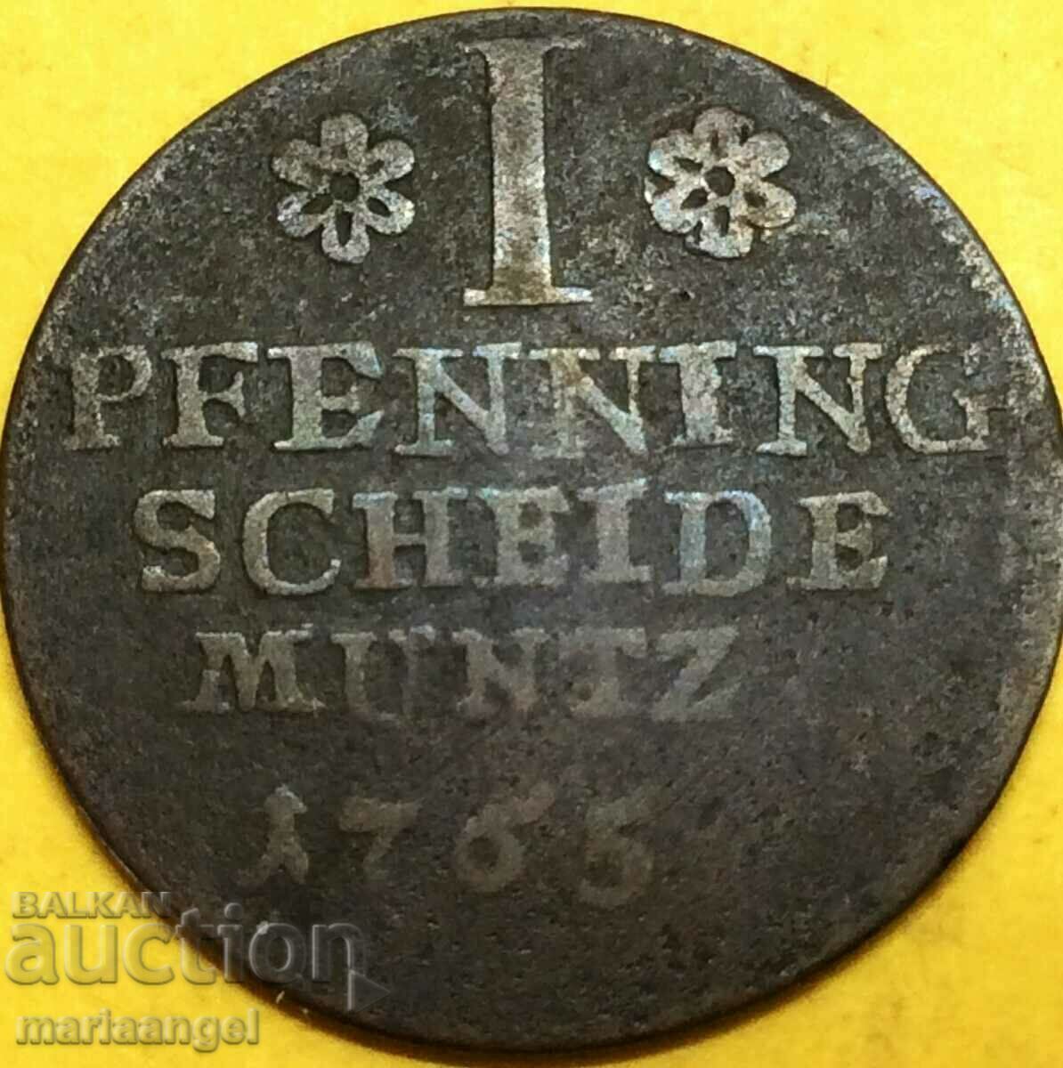 1 pfennig 1765 Germany Braunschweig-Wolfenbüttel - very rare with price 41.00 BGN | € 20.96 1 pfennig 1765 Germany Braunschweig-Wolfenbüttel - very rare with price 41.00 BGN | € 20.96