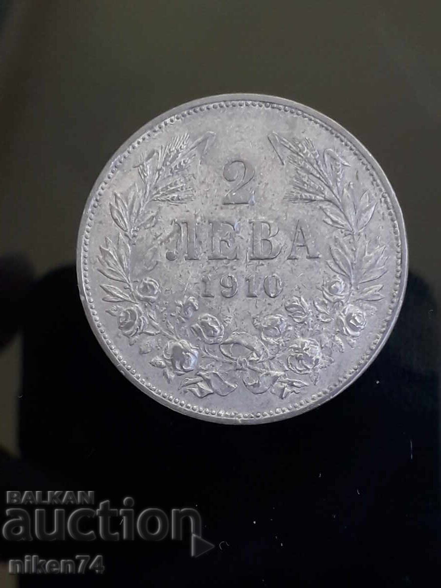 2 лева 1910г. 2 лева 1910г.