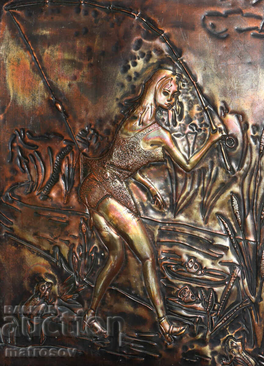 Author's Honey Plaque Bas-Relief, Female Figure with price 200.00 BGN | € 102.26