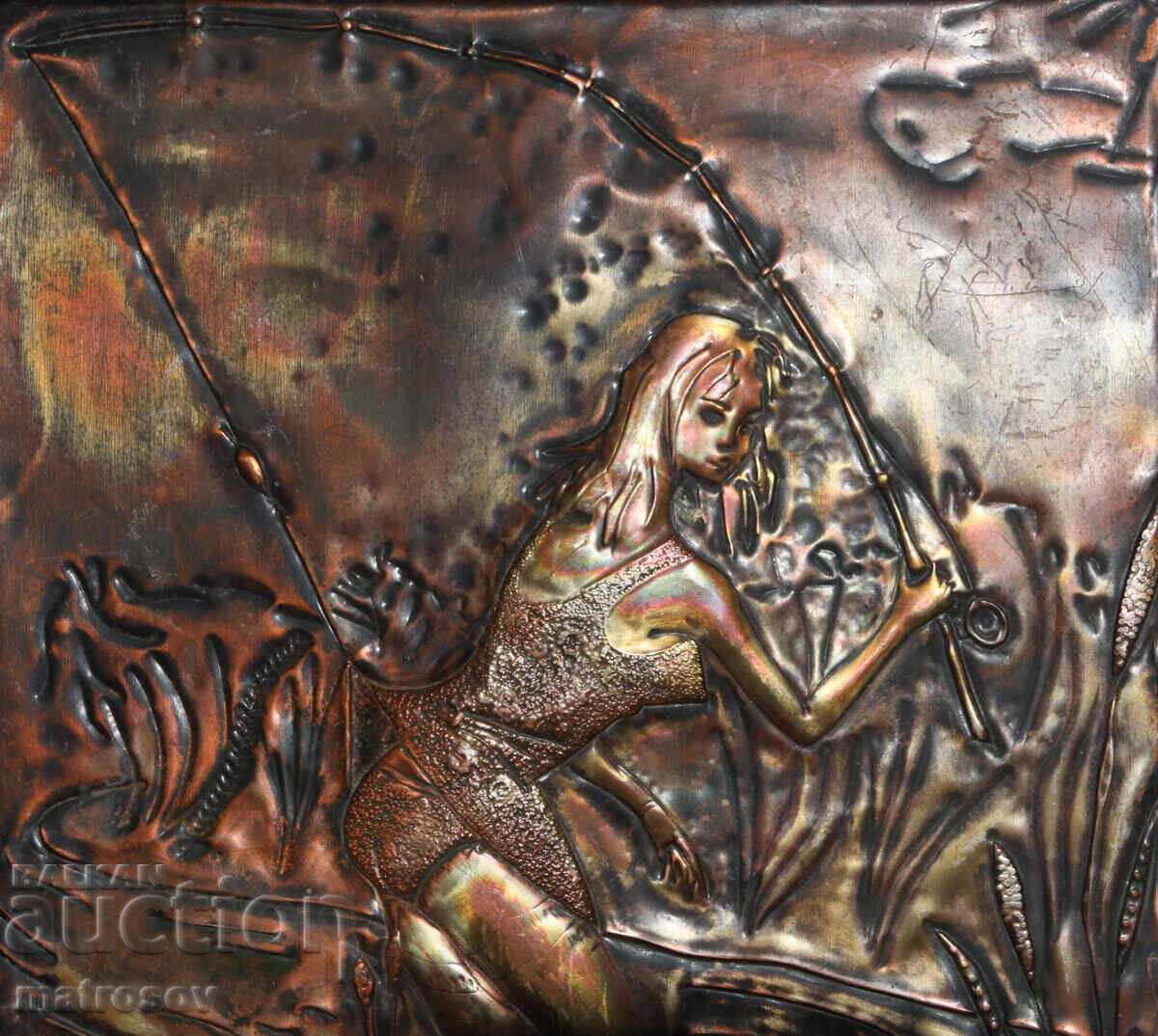 Delivery of Author's Honey Plaque Bas-Relief, Female Figure