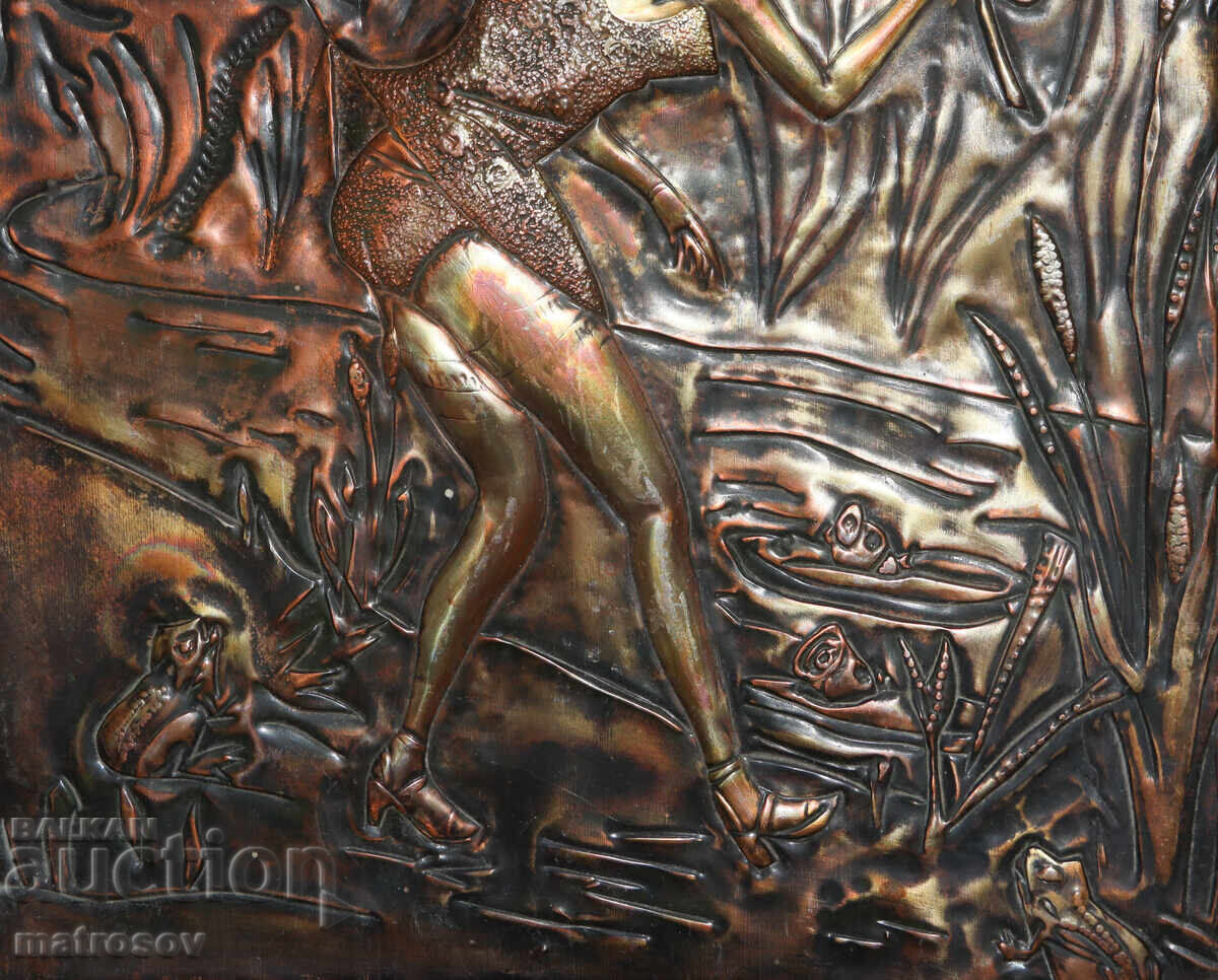 Author's Honey Plaque Bas-Relief, Female Figure - 6