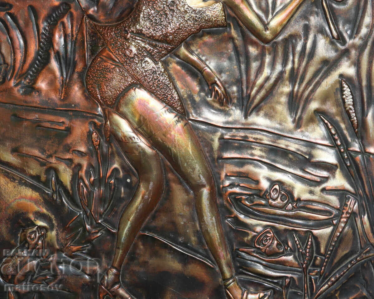 Author's Honey Plaque Bas-Relief, Female Figure - 7