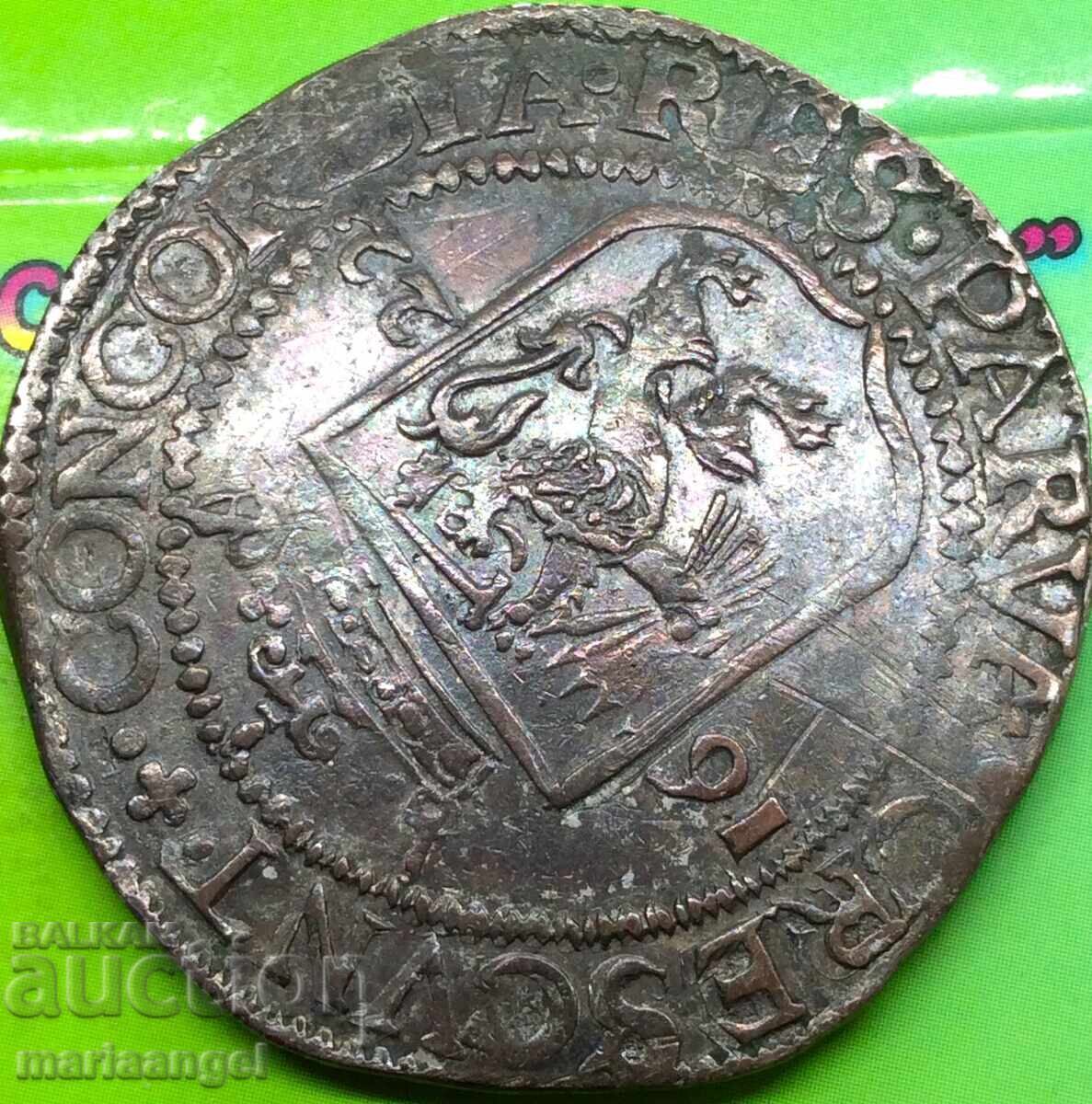 Delivery of Netherlands 1 Daalder Thaler 1622 Utrecht 28.49g Silver