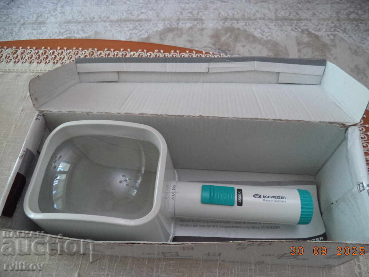 Лупа SCHWEIZER 8 диоптъра с LED осветление - 7