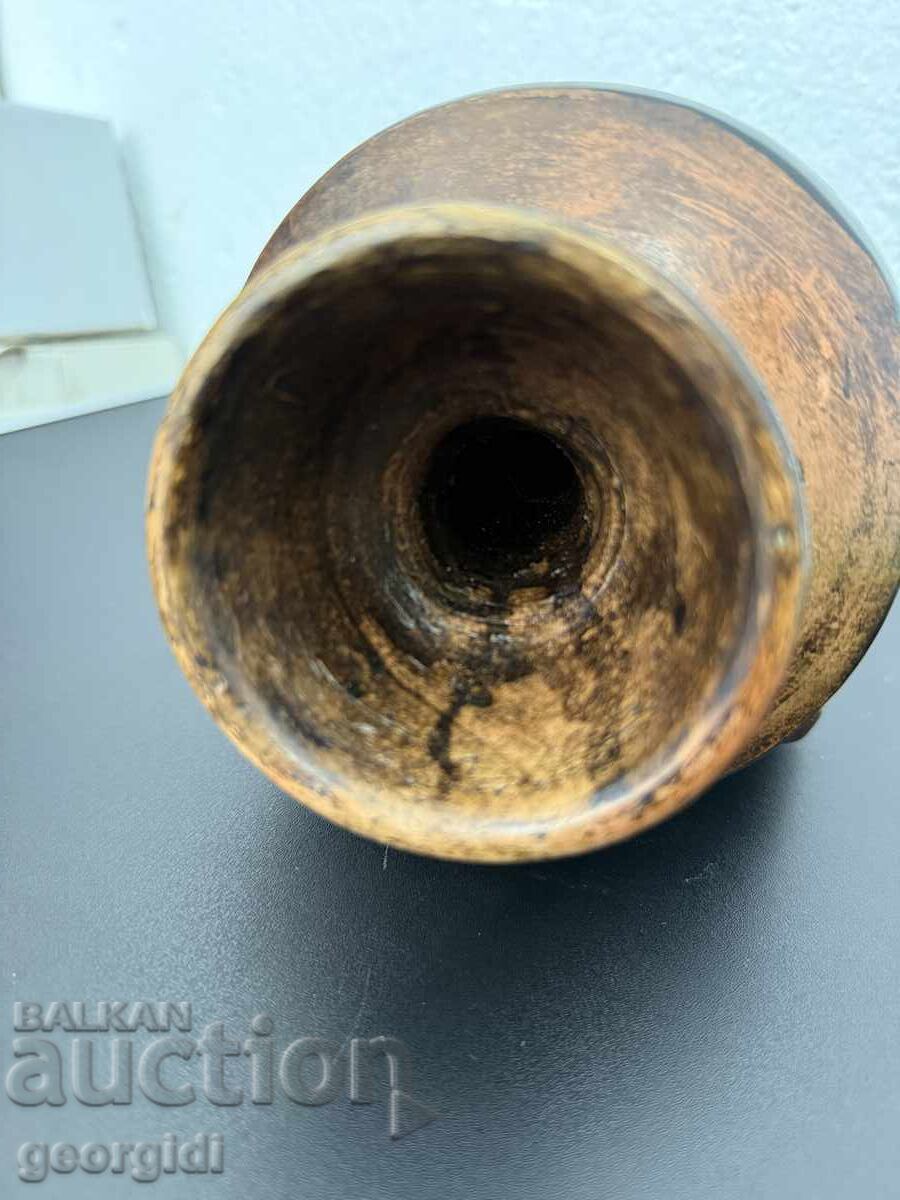 Μεξικάνικη τερακότα με παράσταση κουκουβάγιας. №7421 - 7