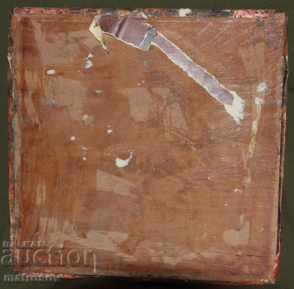 Handmade copper bas-relief plaque, portrait - 7