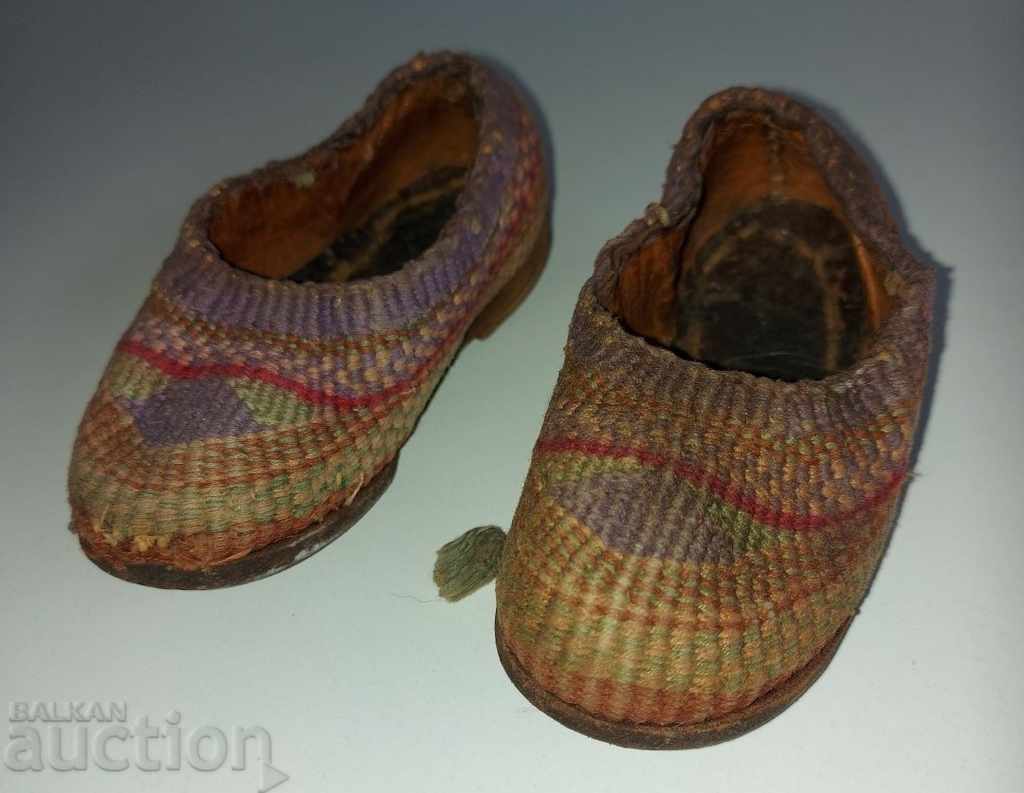 OLD 100 ΕΤΩΝ ΠΑΙΔΙΚΑ ΠΑΠΟΥΤΣΙΑ ΠΑΠΟΥΤΣΙΑ TRANDFORKS - 5