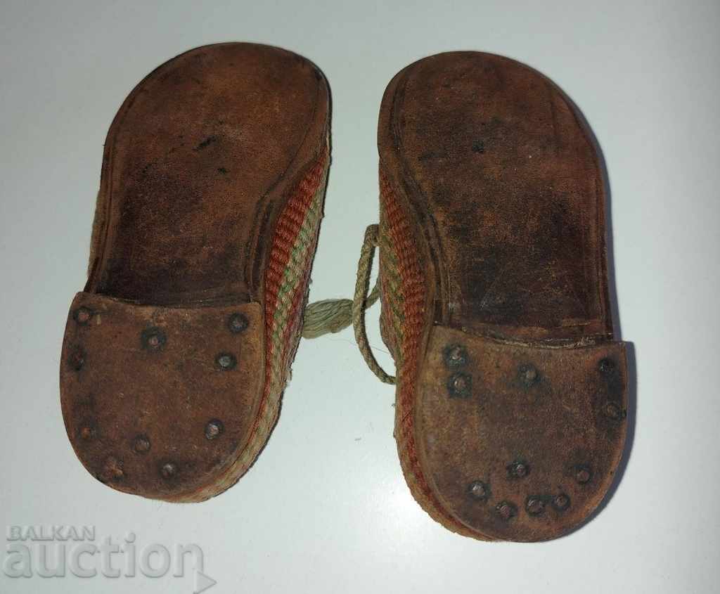 OLD 100 ΕΤΩΝ ΠΑΙΔΙΚΑ ΠΑΠΟΥΤΣΙΑ ΠΑΠΟΥΤΣΙΑ TRANDFORKS - 6