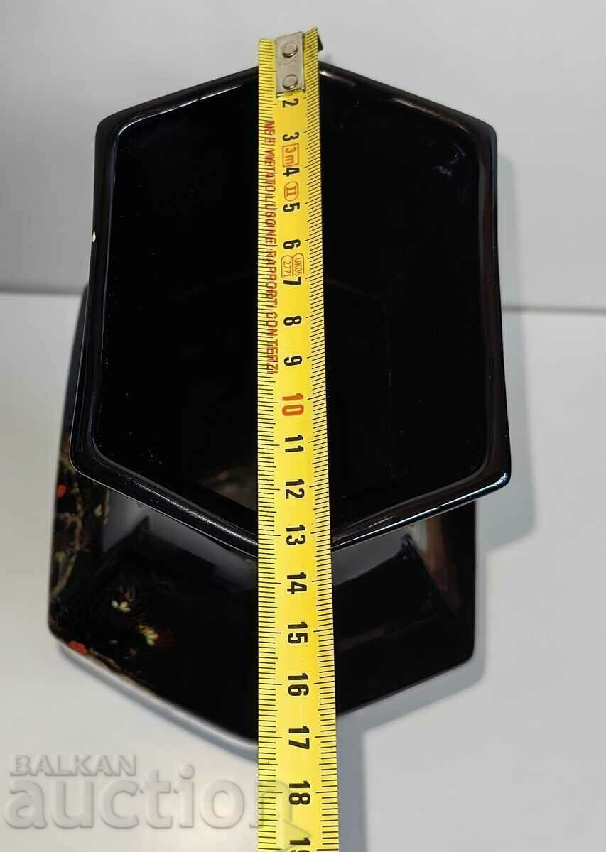 Delivery of Italian Very Large Porcelain Vase Cobalt Blue