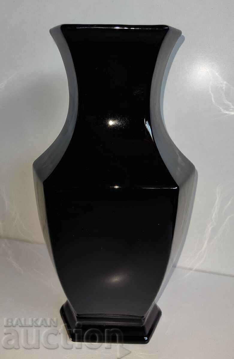 Italian Very Large Porcelain Vase Cobalt Blue - 5