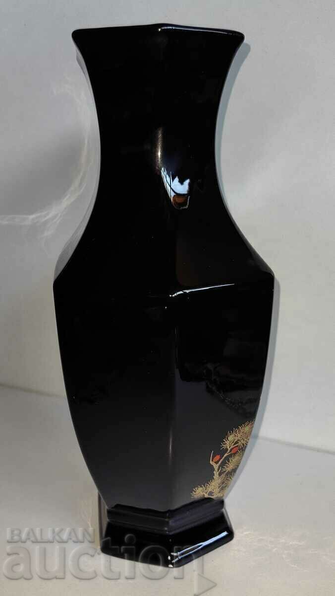 Italian Very Large Porcelain Vase Cobalt Blue - 6