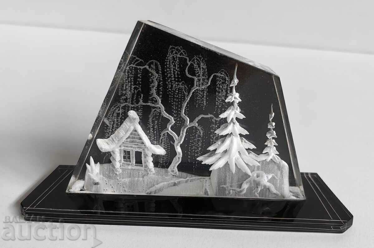 WINTER LANDSCAPE USSR SOC SOVIET SOUVENIR