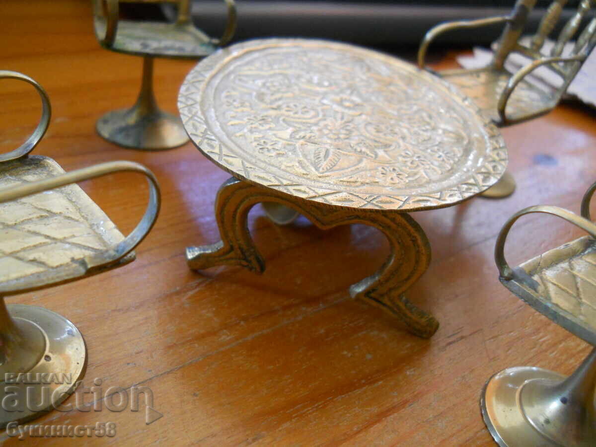 Set de bucătărie arabă din bronz - (miniatură) - 5 Set de bucătărie arabă din bronz - (miniatură) - 5