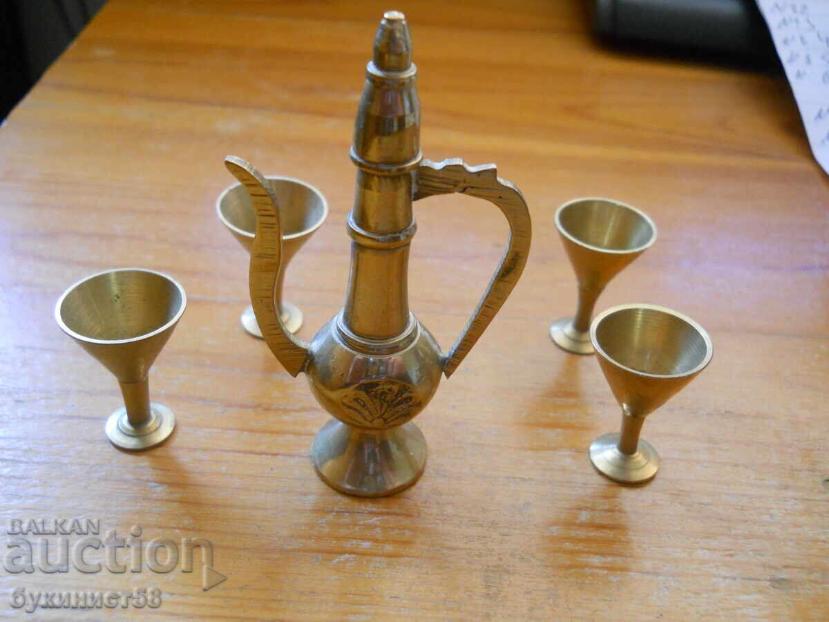 Set de bucătărie arabă din bronz - (miniatură) - 7 Set de bucătărie arabă din bronz - (miniatură) - 7