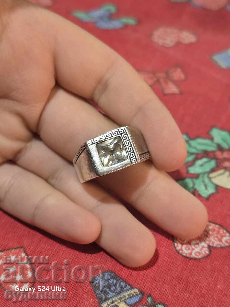 Silver ring. I'm launching over 100 auctions. Take a look and bid! with price 38.99 BGN | € 19.94 Silver ring. I'm launching over 100 auctions. Take a look and bid! with price 38.99 BGN | € 19.94