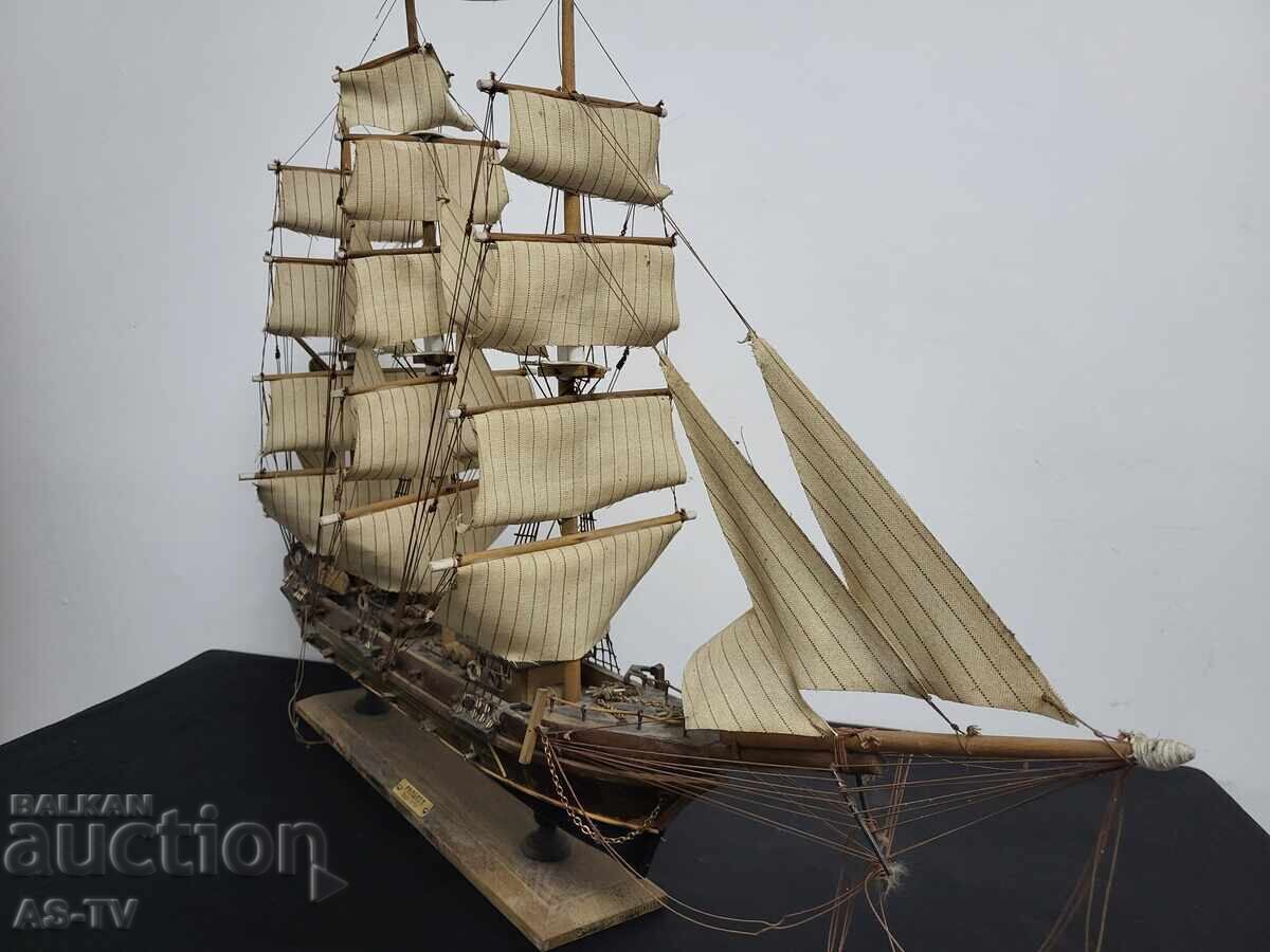 Μεγάλο ξύλινο πλοίο Φρεγάτα 85/61 εκ - 5