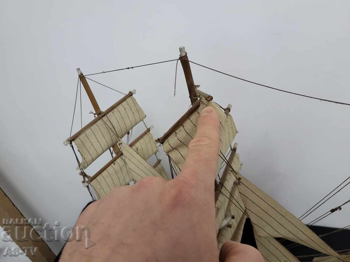 Μεγάλο ξύλινο πλοίο Φρεγάτα 85/61 εκ - 7