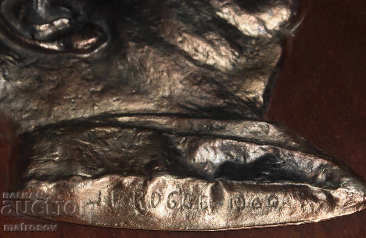 Johannes Friedrich Rogge (1898 -1983) Sculptură din bronz - 7