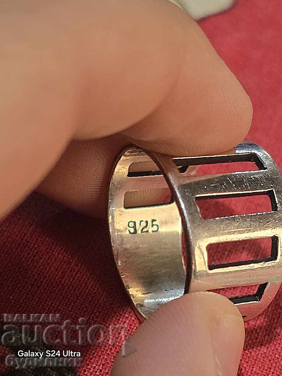 Аукцион Сребърен пръстен. 18,3мм.  Пускам над 100 Аукциона. Разгледа