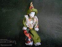 Jucărie veche din lemn pentru copii (clovn)