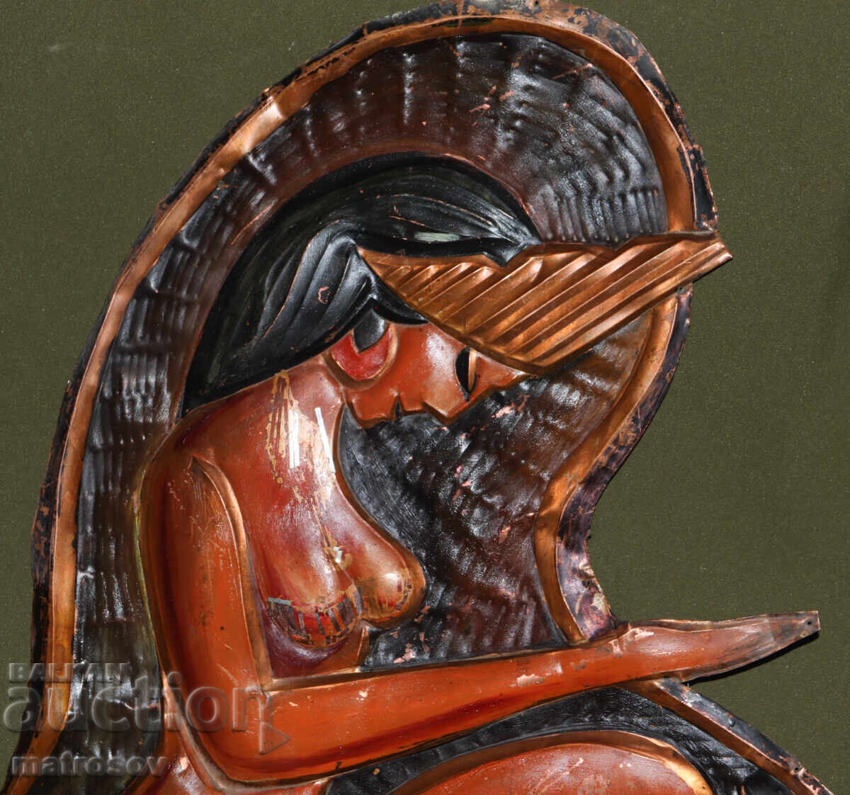 Αυθεντικό γλυπτό μέλι, γυναικεία φιγούρα - 5