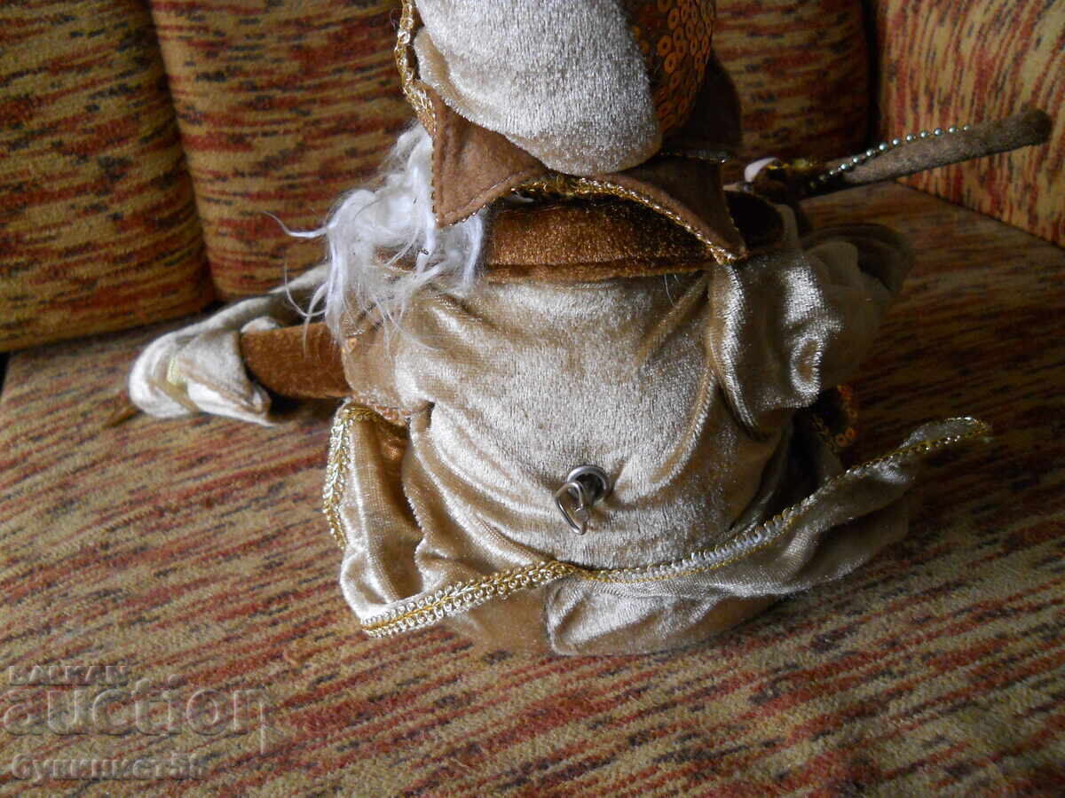 Auction  Large plush children's toy with a mechanism - royal jester