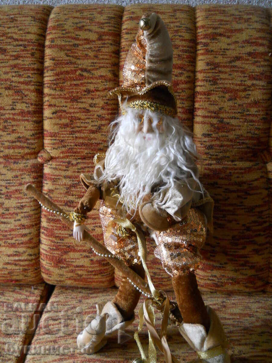 Large plush children's toy with a mechanism - royal jester