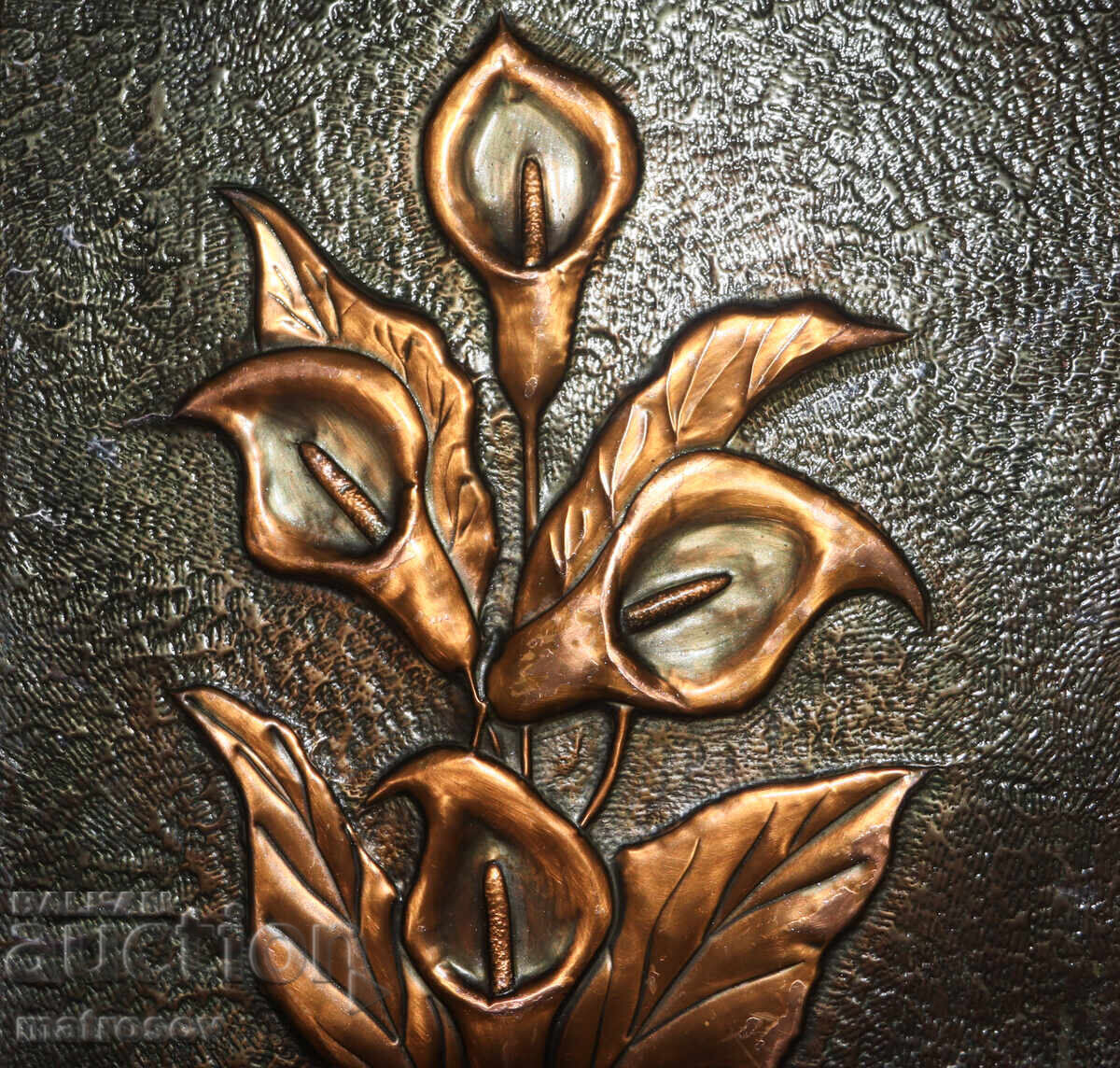 Доставка на Авторска медна картина барелеф, натюрморт Доставка на Авторска медна картина барелеф, натюрморт