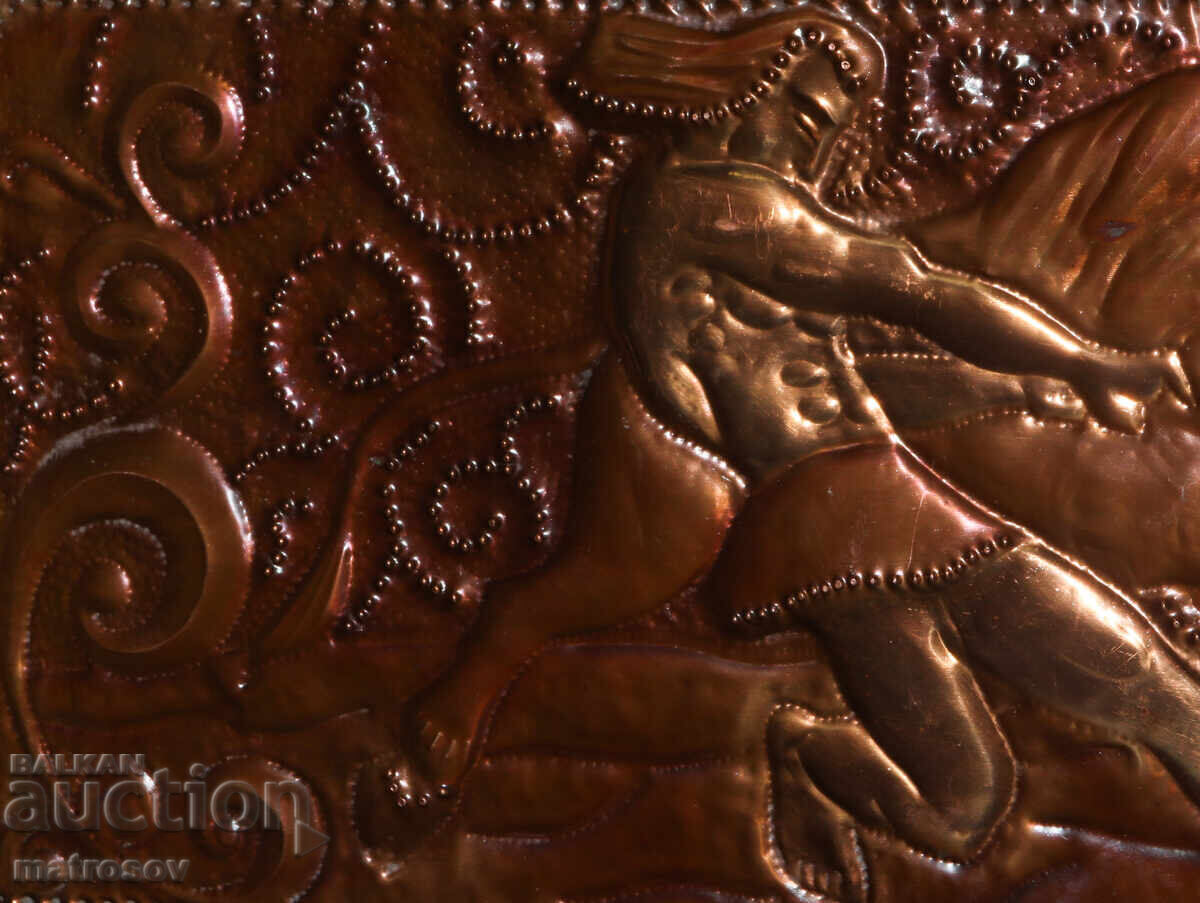 Delivery of Original Copper Panel, Bas-relief