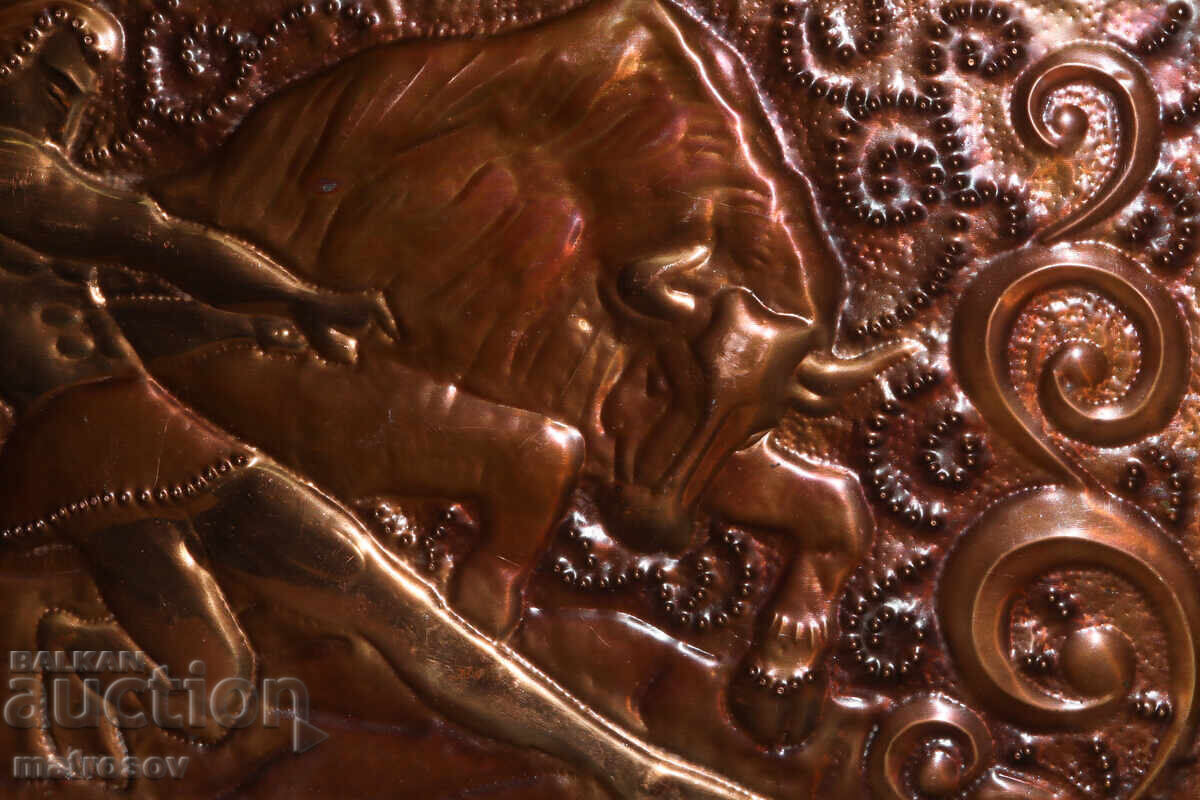 Original Copper Panel, Bas-relief - 6