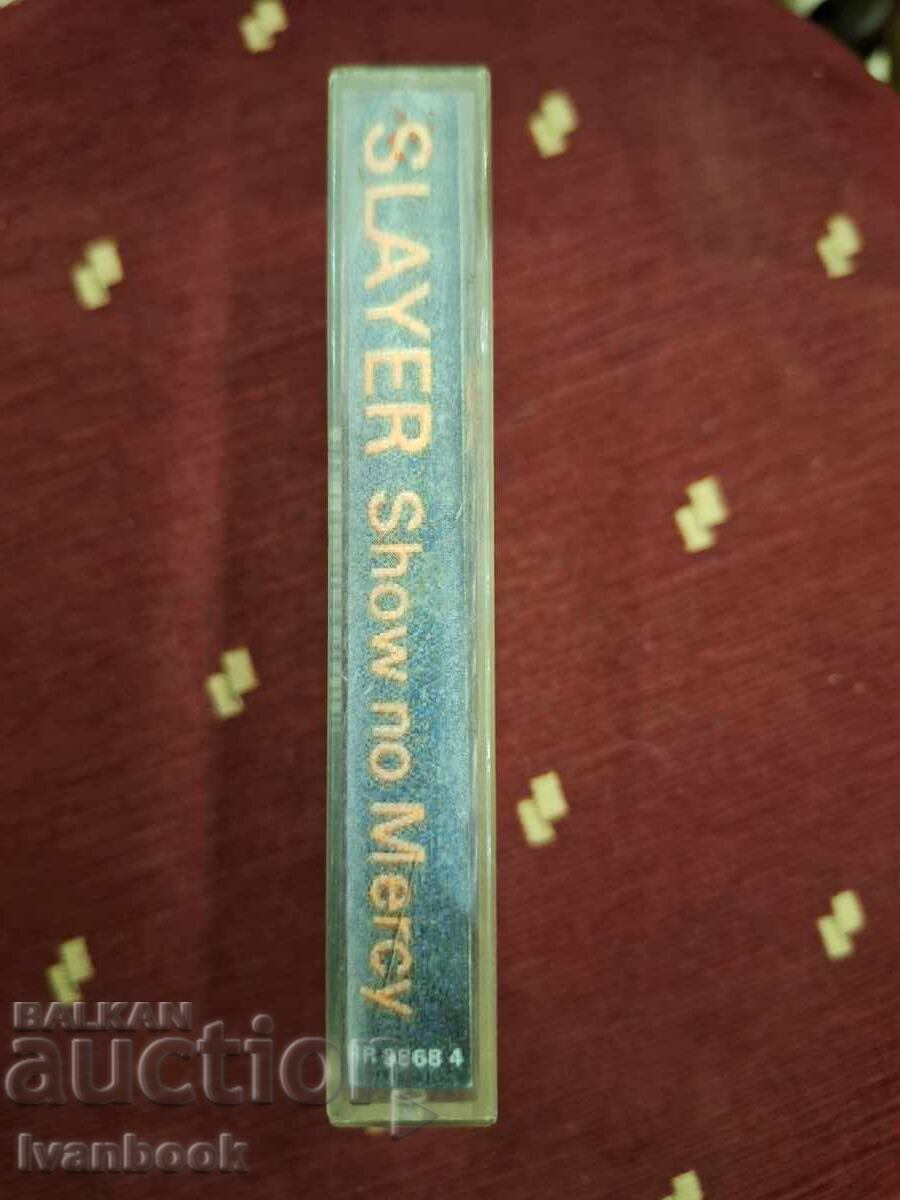 Audio cassette - Slayer with price 3.00 BGN | € 1.53