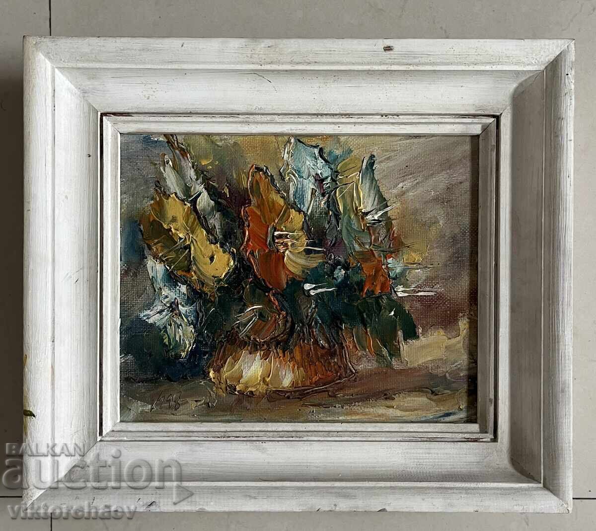 Цветан Дошков майсторска картина - “Цветя” 1998 година