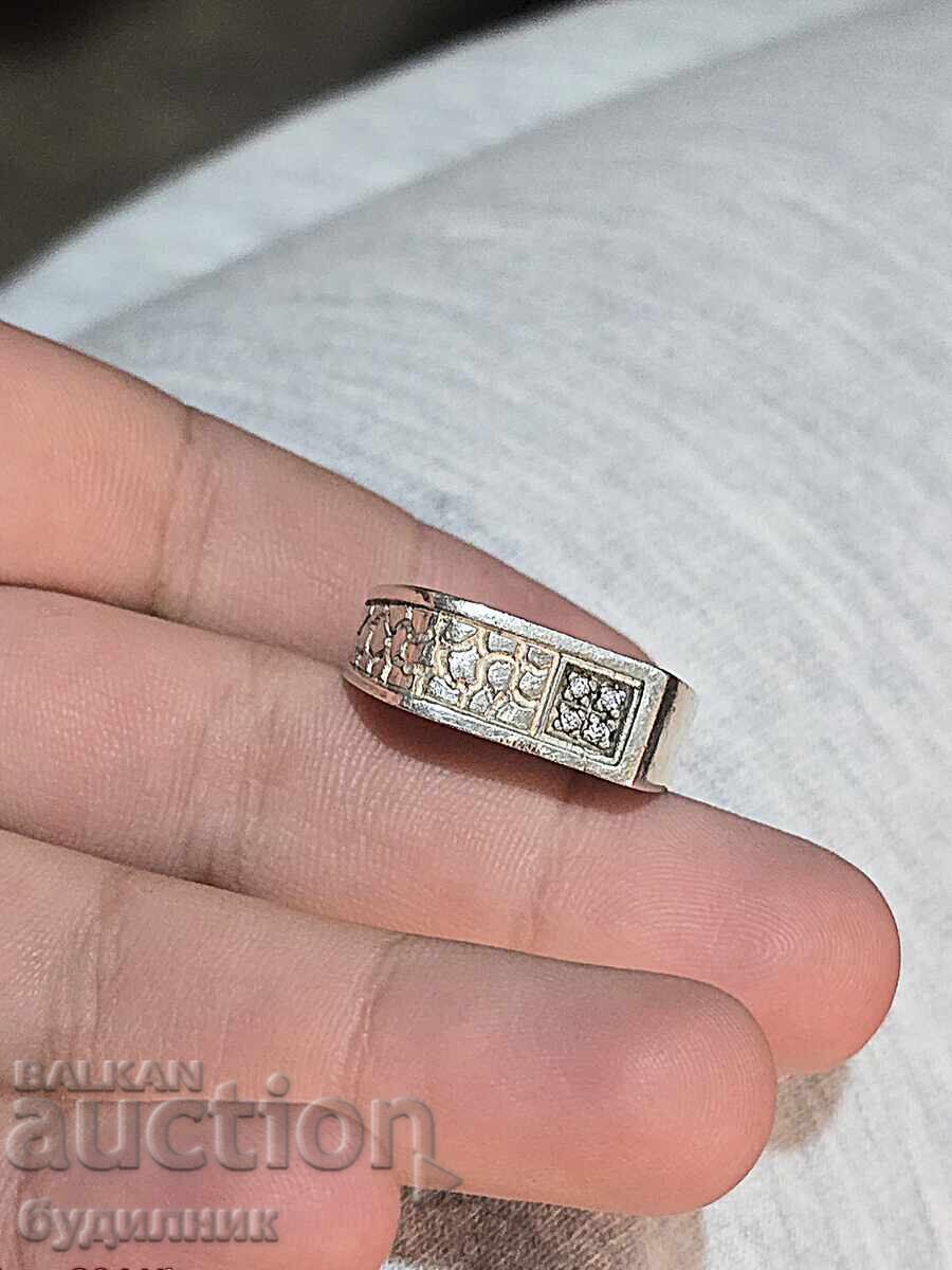 Silver ring. 19mm. I'm listing over 100 auctions. Take a look with price 24.99 BGN | € 12.78