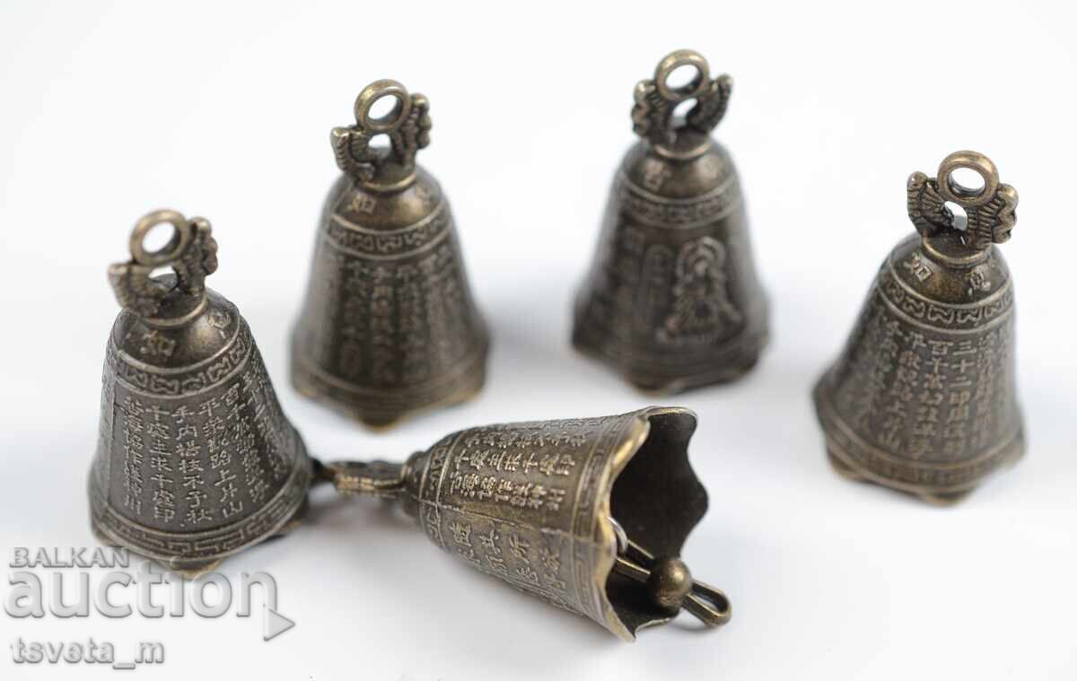 5 pcs. Feng Shui Wind Chimes with Quan Yin with price 12.00 BGN | € 6.14
