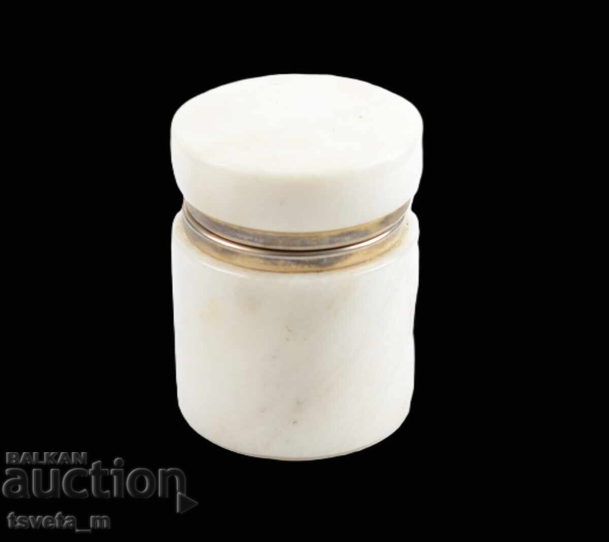 Marble box with lid for jewelry Mineralsouvenir soc. 70s with price 18.00 BGN | € 9.20