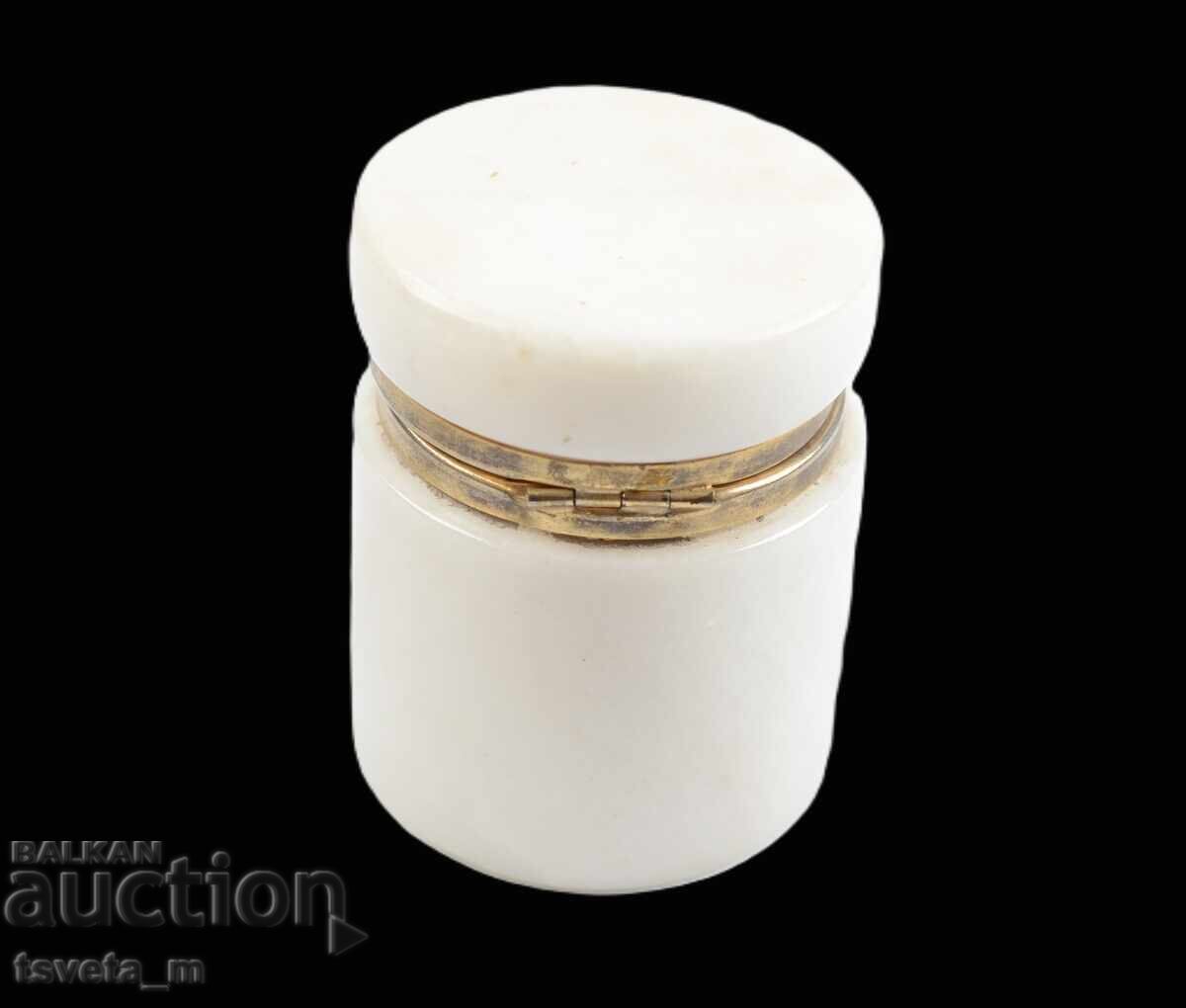 Auction  Marble box with lid for jewelry Mineralsouvenir soc. 70s