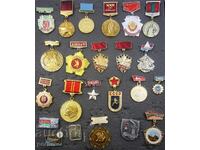 Σοβιετική Ένωση-Ρωσία- παρτίδα 23 τεμαχίων σοβιετικών σημάτων και μεταλλίων