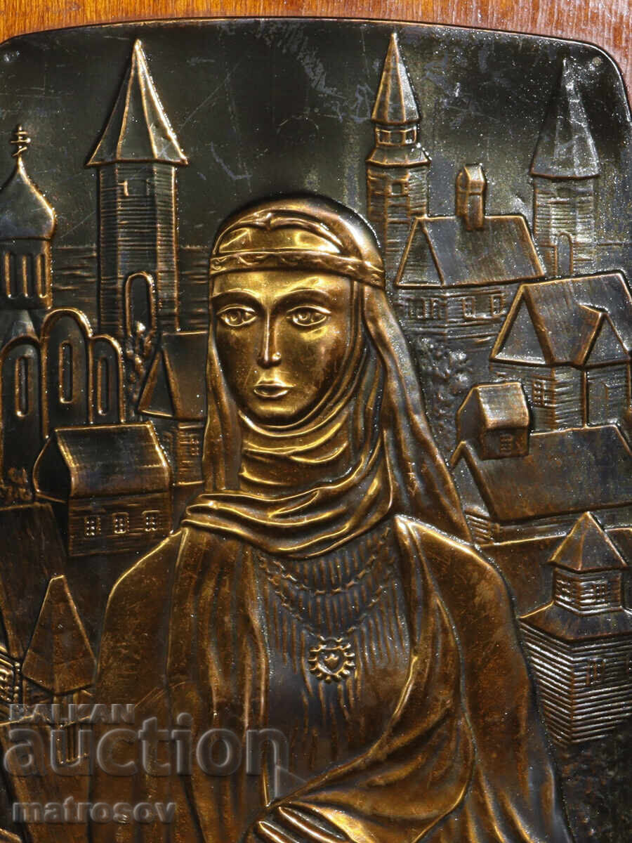 Delivery of Russian honey plaque, souvenir